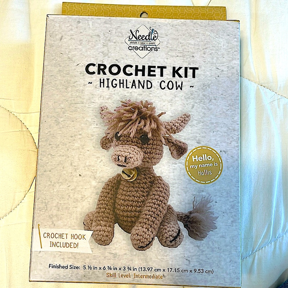 Crochet kit Highland cow